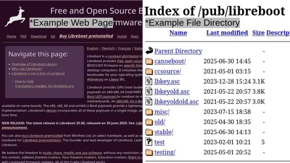 Web Page Example